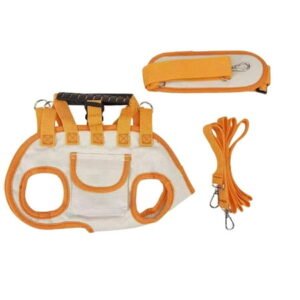 Sling Dog Carrier, Adjustable Full Body Lift Harness for Small Dogs and Cats, Portable Breathable Pet Carrier Backpack with Hands-Free Shoulder and Treat Bag