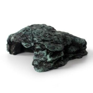 Pekkaxy Reptile Hideout, 3.34 x 3.15 x 1.57 in, Realistic Rock Design for Safe Hiding Space, Perfect for Lizard or Snake Terrarium Decor