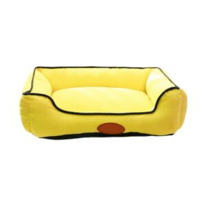 Eoozwa Dog Bed for Large Medium Small Dogs, Rectangle Washable Sleeping Puppy Bed, Soft Calming Cat Beds for Indoor Cats, Orthopedic Pet Sofa Bed, Anti-Slip Bottom