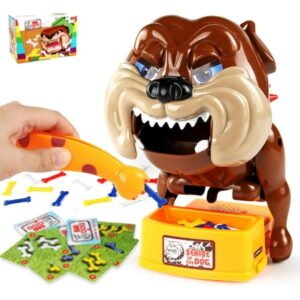 Beware of The Dog Game – Interactive Electric Dog Toy with Biting Action & Sound Effects, Fun Bone-Snatching Challenge for Kids and Family Party Games