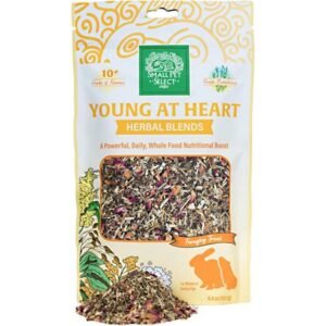 Small Pet Select – Young at Heart Herbal Blend, a Natural Herbal Treat for Rabbits and Guinea Pigs, 4.4oz