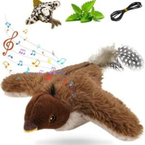 2026 Interactive Chirping Flying Toy, Remote Control Bird Toy with Realistic Flapping & Chirping Sound, Fun Electronic Toy for Indoor & Outdoor Play, Easy to Operate for All Ages, A, 1pc