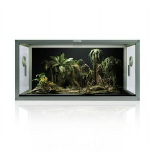 50 Gallon Reptile Tank, Front Opening Snake Tank for Easy Maintenance, Reptile Enclosure with Top Screen Ventilation 36”x18”x18”