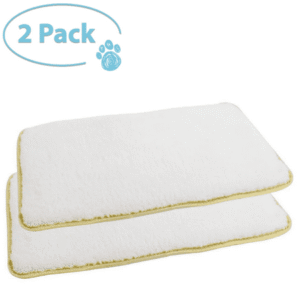 Pet Mat Liners for Carriers Crate Kennel – Cozy Comfy Highly Absorbent Pads – Washable – 2 PACK Of Cozy Bed For Dog Cat