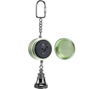 Voice Recordable Bird Toy for Parakeets, African , Parrots | Interactive Voice Bell with Durable Metal Design