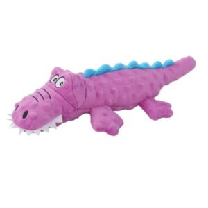 Cute Stuffed Dog Toys Plush Pet Toy for Dogs & Puppies, Crocodile Shape Plush Toy Soft Tough Chew Reinforced Seams