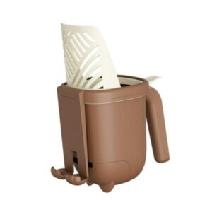 CarpNettore Cat Litter Scoop with Holder Cleaning Tool Pet Supplies with Trash Container