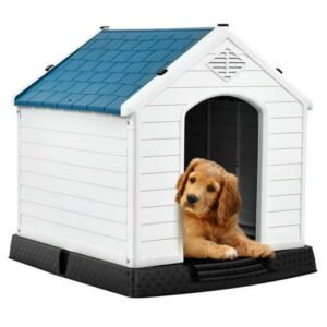 Canddidliike Canddidliike Plastic Waterproof Ventilate Pet Puppy House, Dog House, Indoor Outdoor Durable Ventilate Waterproof Pet Dog House