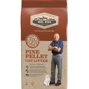 Dr. Pol Pine Pellet Cat Litter – 14lb Bag