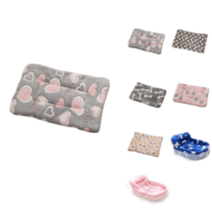 Hvmvliv Cats Bed Cats Cushion Winter Thick Warm Mattress Pet Sleeping Pad Indoor Cats Bed Soft Comfy Non-Slip Pet Bed Suitable for Small Cats and Dogs 16.2×9.8in