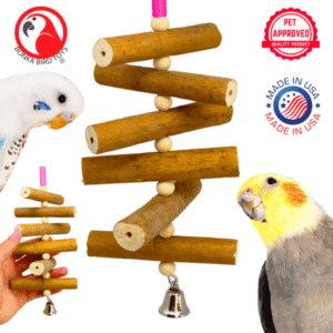 Bonka Bird Toys 3747 Sola Log with Skin Natural Chew Parrot Cage Toy Conure Pet