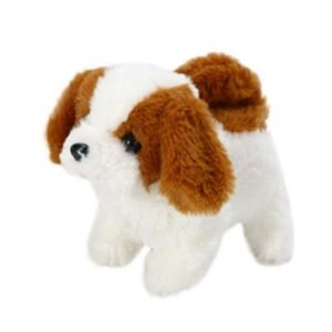 Dark Blue Dachshund Walking Barking Robotic Dog Toy Interactive Puppy