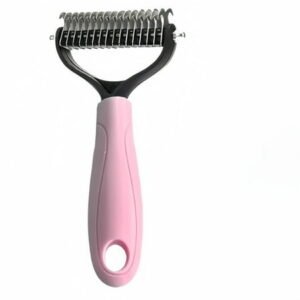 Double-Sided Pet Grooming Brush – Extra Wide Dematting Comb for Large Dogs & Cats, Heavy Duty Shedding Tool for Huskies, Golden Retrievers & Long-Haired Pets