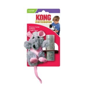 KONG® Refillables Catnip Toy, Rat, with Premium North American Catnip