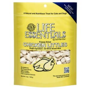 Life Essentials Freeze Dried Chicken Littles Cat & Dog Treats, 5 oz. bag