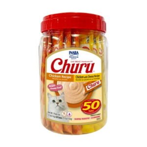 CHURU 50 Ct Chicken (Chicken w Cheese) – Canister