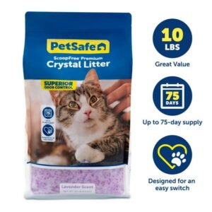 PetSafe ScoopFree Lavender Crystal Cat Litter, 10 lb Bag