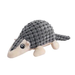 Plush Pangolin Toy – Cute Sound – Emitting Stuffed Animal, Pet – Friendly Plush Doll – For Kids, Birthday Gift, Gray