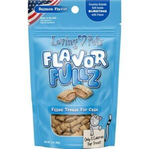 Loving Pets 5235 3 oz Flavorfully Cat Treats – Salmon – Case of 12