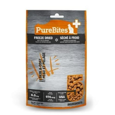 Pure Treats 100824 1.09 oz Freeze Dried Skin & Coat Chicken Cat Treat