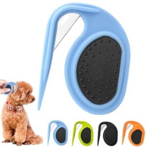 Knotting Comb, Knotting Comb for Cats, De Knotting Comb for Dog, Pet Knotting Comb, Pet Dog Shedding Brush Puppy Kitten Brush Hair Removal Tool Grooming Comb Loose Epilator