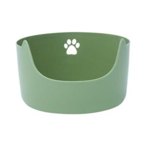 Bvdfgk Cats Litter Cats Litter Tray Nonstick Pet Supplies Easy to Clean Extra Large Cat Green