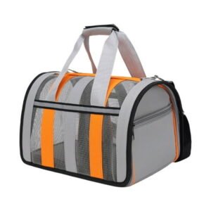 Ovzne Soft-Sided Pet Carrier – Lightweight, Foldable Travel Bag for Small Cats Dogs (Up to 15 lbs)