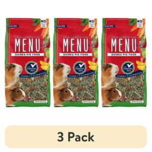 (3 pack) Vitakraft Menu Premium Guinea Pig Food 8 lbs.
