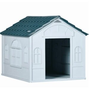 Plastic Dog House Waterproof Easy Assemble Indoor Outdoor Puppy Shelter