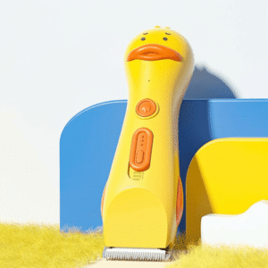 WAAYEE Dog and Cat Grooming Hair Clipper, 3-in-1 Adjustable Trimming Length, Powerful Dog Clipper for Puppies and Kittens, Cute Duck Electric Shaver with USB Charging