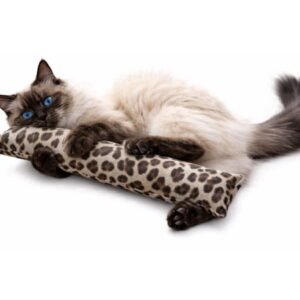 West Coast Pet Products Catnip Kicker Toy, Cat Kicker Toy for Cats, 18″ Bunny Kick Stick, Canadian Catnip, Cheetah Print, Made in USA