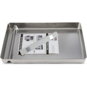 Stainless Steel Reusable Litter Tray Compatible with Petsafe Scoop-Free Self-Cle