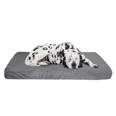 PETMAKER 46×27 Orthopedic Dog Bed with Removable Washable Cover (Gray)