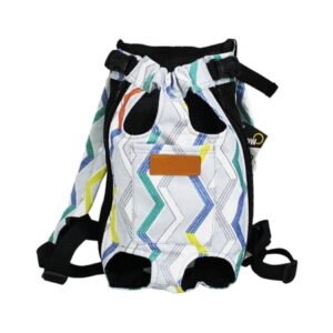 Hands-Free Pet Carrier Backpack for Small Dogs and Cats Portable Front Chest Pack with Breathable Mesh and Adjustable Straps for Outdoor Travel and Hiking