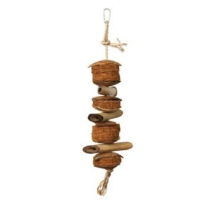 Prevue Pet Products Naturals Preen & Pacify Coco & Bamboo Bird Toy 62800