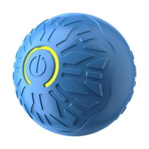 Blue 2025 Bouncing Vibrating Dog Toy Automatic Moving Interactive Rotating Pet With Usb Cable