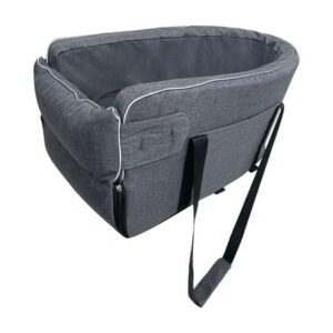 Dog Car Seat, Puppy Booster Seat, Travel Carrier Bed for Small and Medium Pets Car Pet Cushion Car Central Control Package Car Cushion Seat Pet Outing Handbag