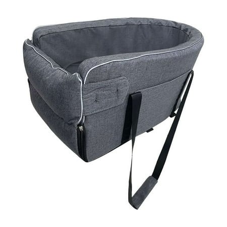 Dog Car Seat, Puppy Booster Seat, Travel Carrier Bed for Small and Medium Pets Car Pet Cushion Car Central Control Package Car Cushion Seat Pet Outing Handbag