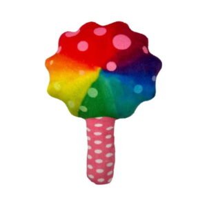 L Soft Crystal Lollipop Squeaky Toy For Small Dogs Cats Lightweight Squeak And Crinkle Sounds
