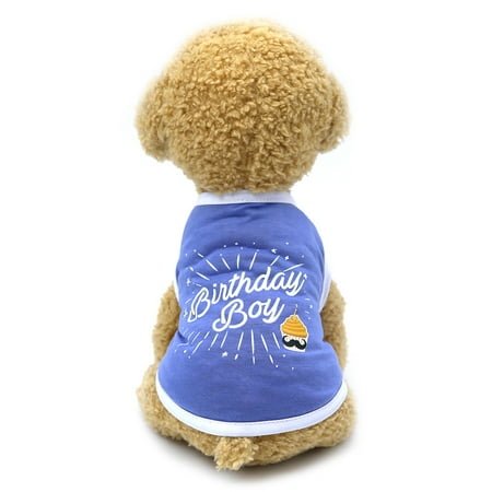 Pet Vest for Cats and Dogs Birthday Coat—Warm Animal Shirt Clothing for Cozy Pet Apparel for Everyday Wear