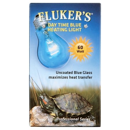 Fluker’s Reptile Incandescent Blue Daylight Bulb for Reptiles and Amphibians, 60 Watt
