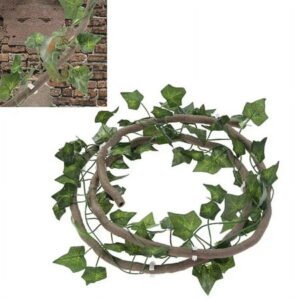 Reptile Bend-A-Branch Vines Flexible Leaves Pet Habitat Decor Climber Jungle Long Vines for Climbing Gecko Lizard