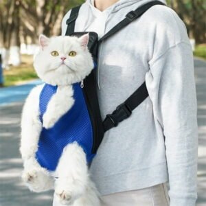 Gosuguu Mesh Pet Backpack Carrier with Transparent Window for Dogs and Cats