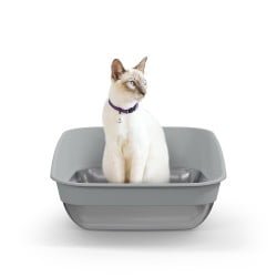 Litter Genie Platinum Stainless Steel Cat Litter Box