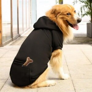 Winter Dog Clothes Pure Color Cat Dog Hoodie Autumn Winter Dog Coat Jacket Puppy Chihuahua Windproof Apparel for Small Large Dog Clearence