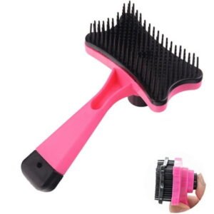 Self Cleaning Dog Cat Slicker Brush Grooming Short Long Hair Brush Pet New N8 O2Q9