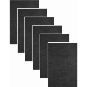 HQRP 12-Pack Activated Carbon Cat Litter Box Filters Compatible with Van Ness Cat Litter Box, Odor Reducing Charcoal Filters