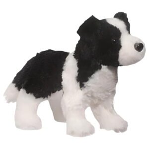 Douglas Toys Meadow – Border Collie 8″ Plush Toy Dog Stuffed Animal Puppy Plush Toy Small