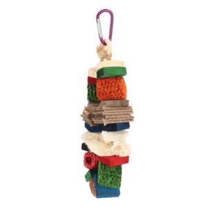 Easy,Install Bird Chewing Toy, Colorful Durable For Cockatiels Lovebirds