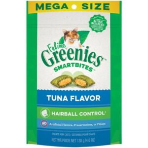 ADMC Greenies SmartBites Hairball Control Cat Treats – Pack of 12